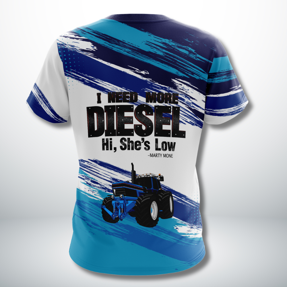 Hit The Diff Jersey - Blue Tractor Edition