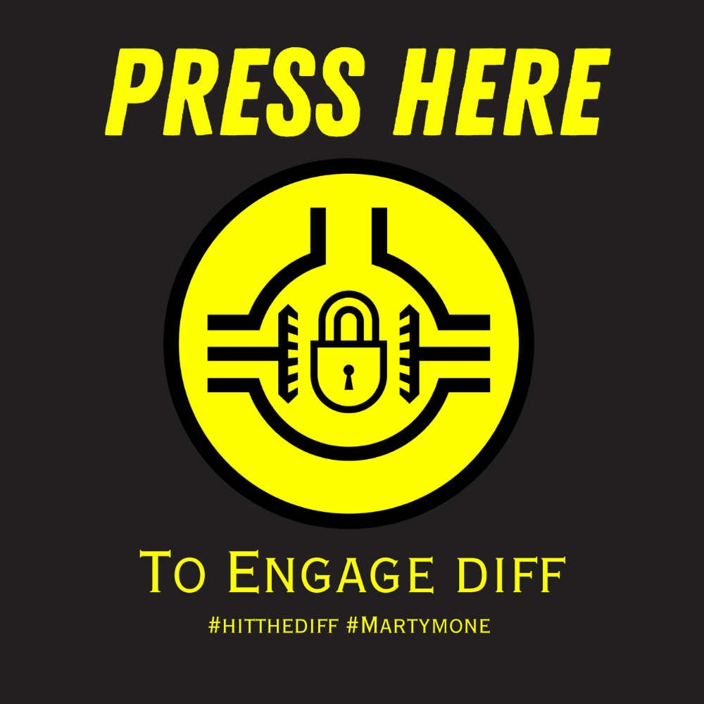 Press Here To Engage Diff - Black Tshirt - image 2