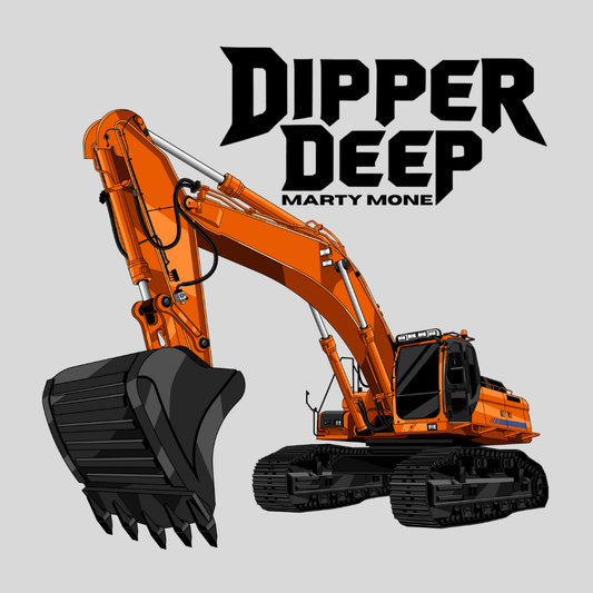 Dipper Deep - Orange Digger Hoodie - image 2