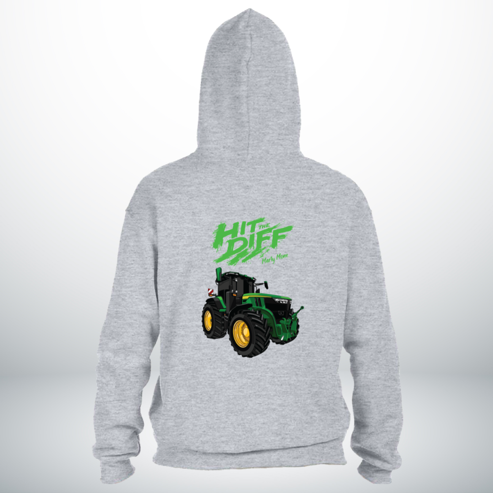 Hit The Diff JD Hoodie - Grey