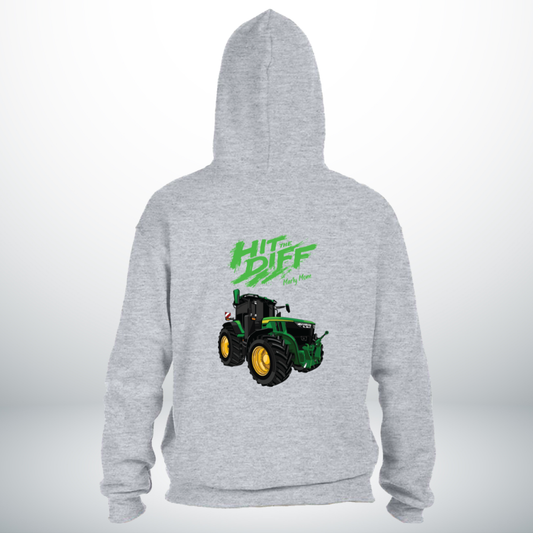 Hit The Diff JD Hoodie - Grey