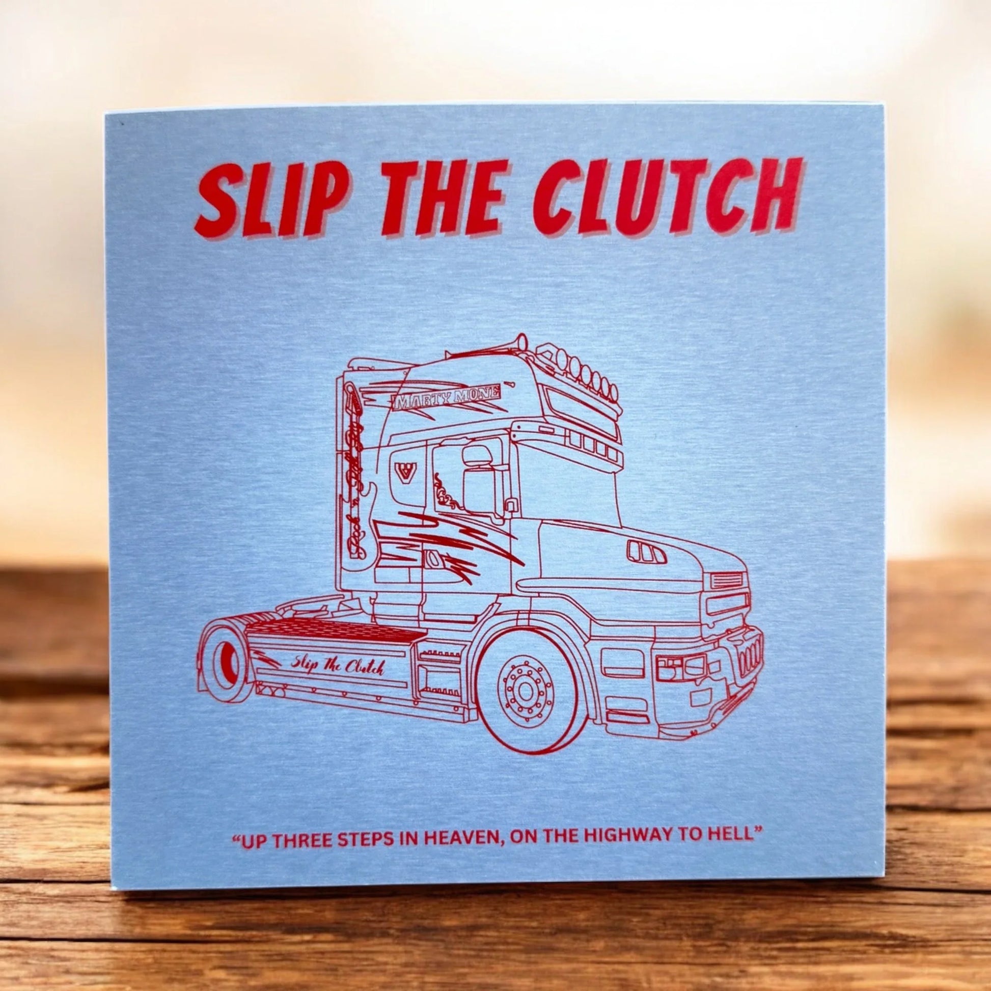 Slip The Clutch Greeting Card