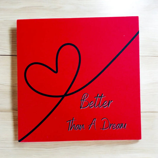 Better Than A Dream Greeting Card - Red