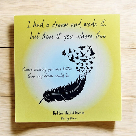 Better Than A Dream Greeting Card - Feathers