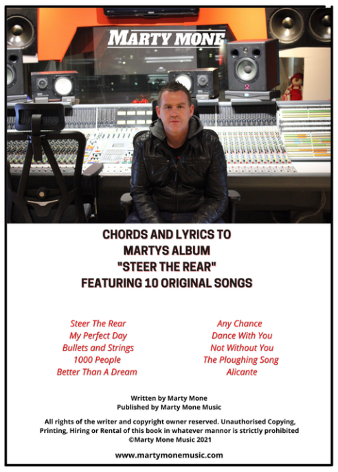 Digital Download - Chord and Lyric Book - Steer The Rear Album
