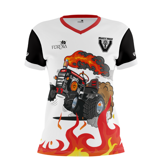 Marty Mone - Tractor Jersey with Flames