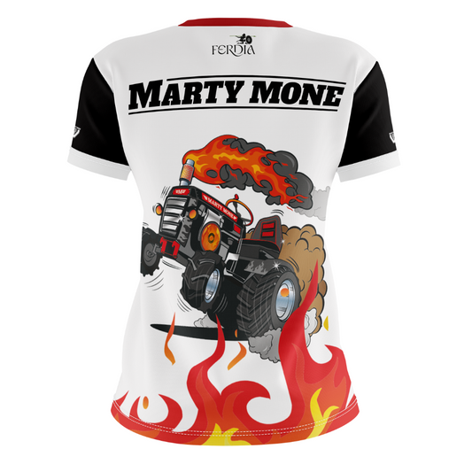 Marty Mone - Tractor Jersey with Flames - image 2