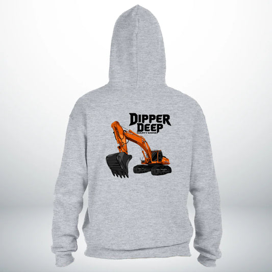 Dipper Deep - Orange Digger Hoodie