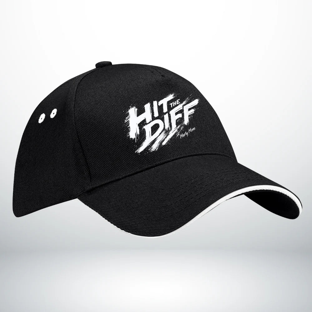 Black Hit The Diff Baseball Hat