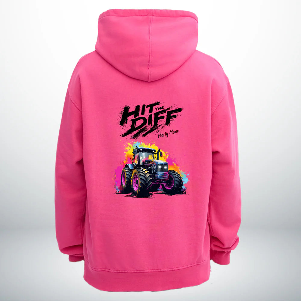 Hit The Diff Hoodie - Pink