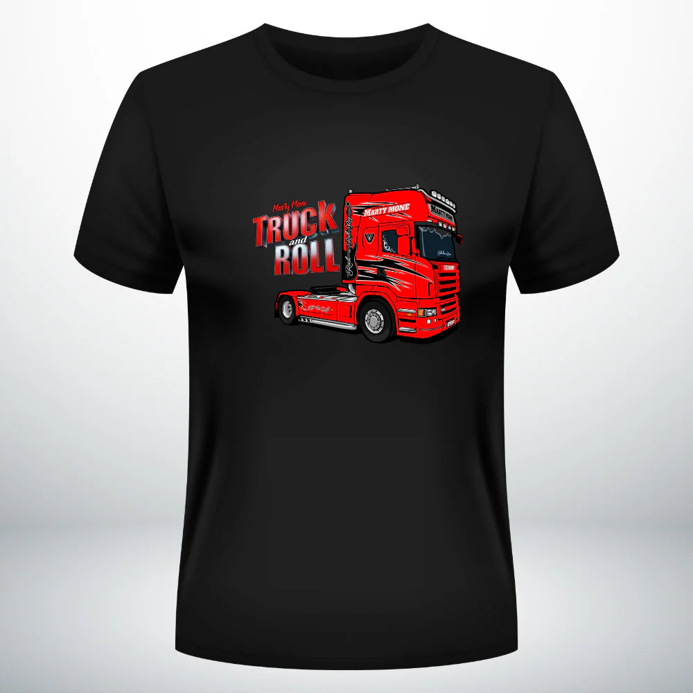 Truck and Roll R580 - Black Tshirt
